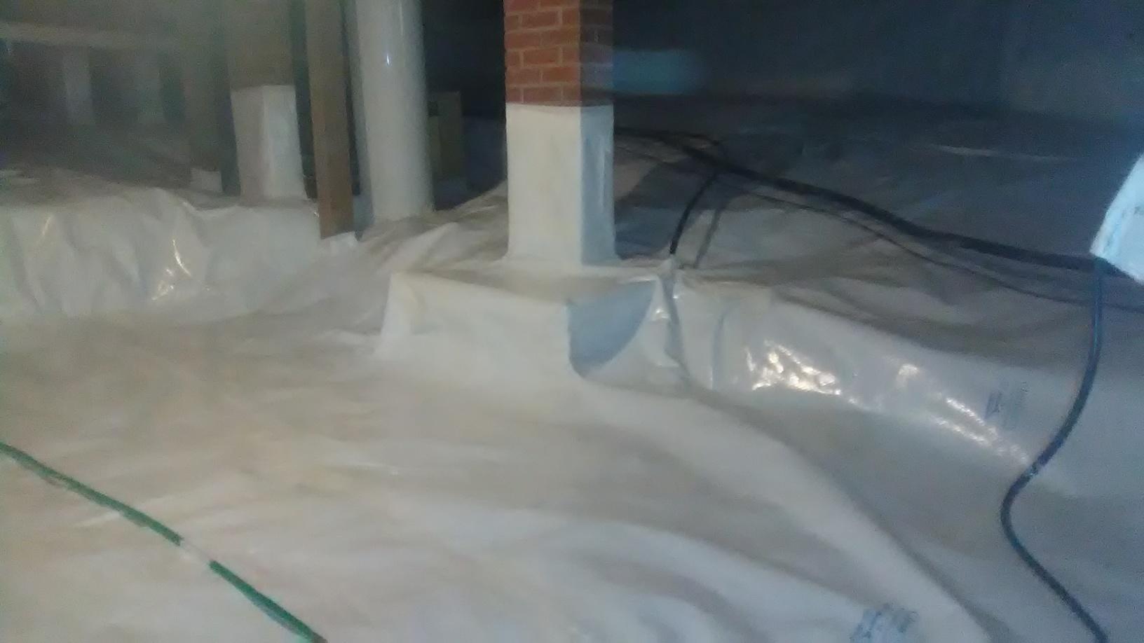 Fully Encapsulated Crawlspace in Chapel Hill, NC