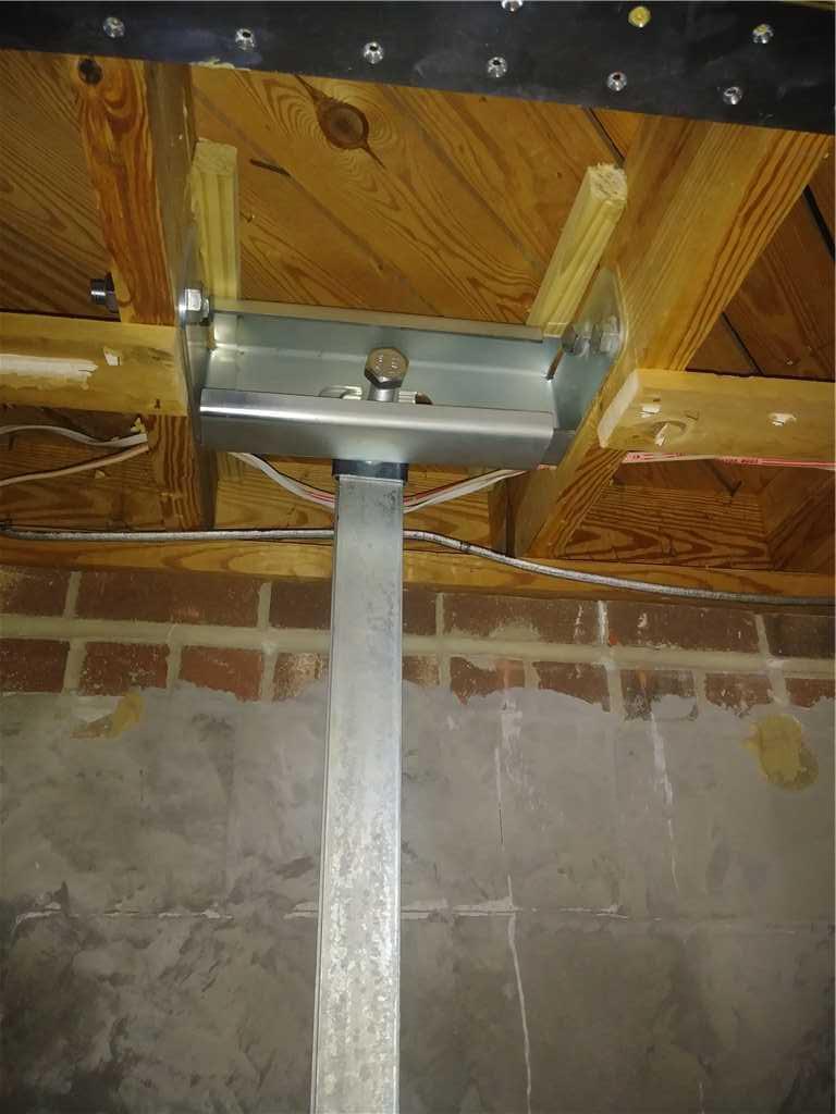 Power Braces Repair a Bowing Wall