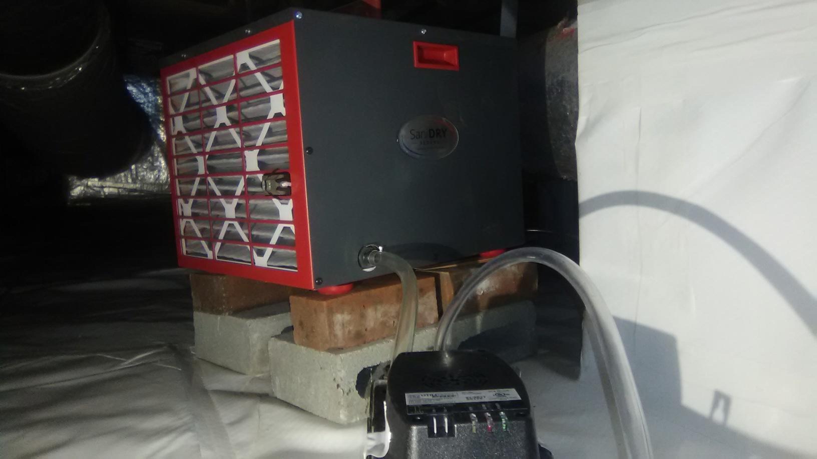 Sedona Dehumidifier with a condensation pump