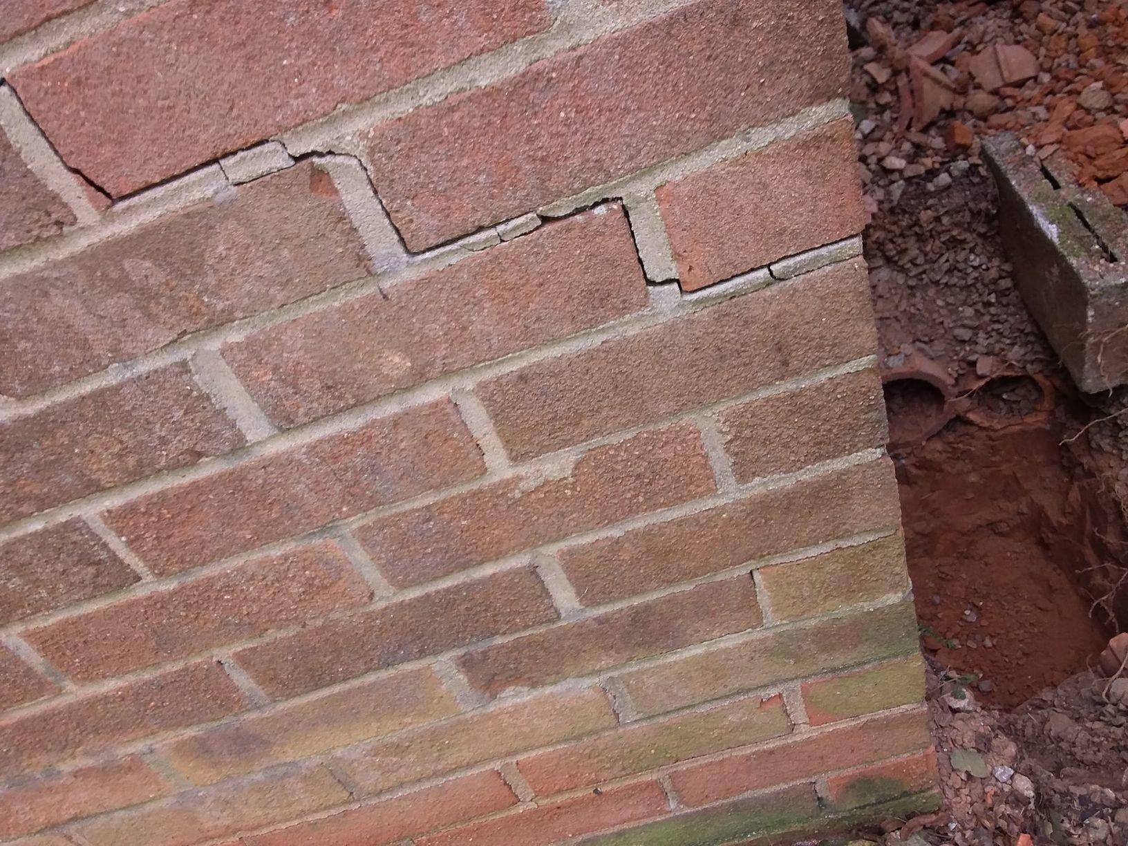 Cracks in foundation basement wall