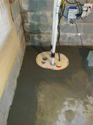 Wet Basement in Fuquay Varina, NC - After Photo