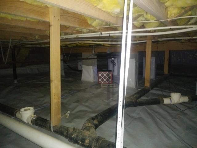 Crawl Space Repair in Raleigh, NC - After Photo