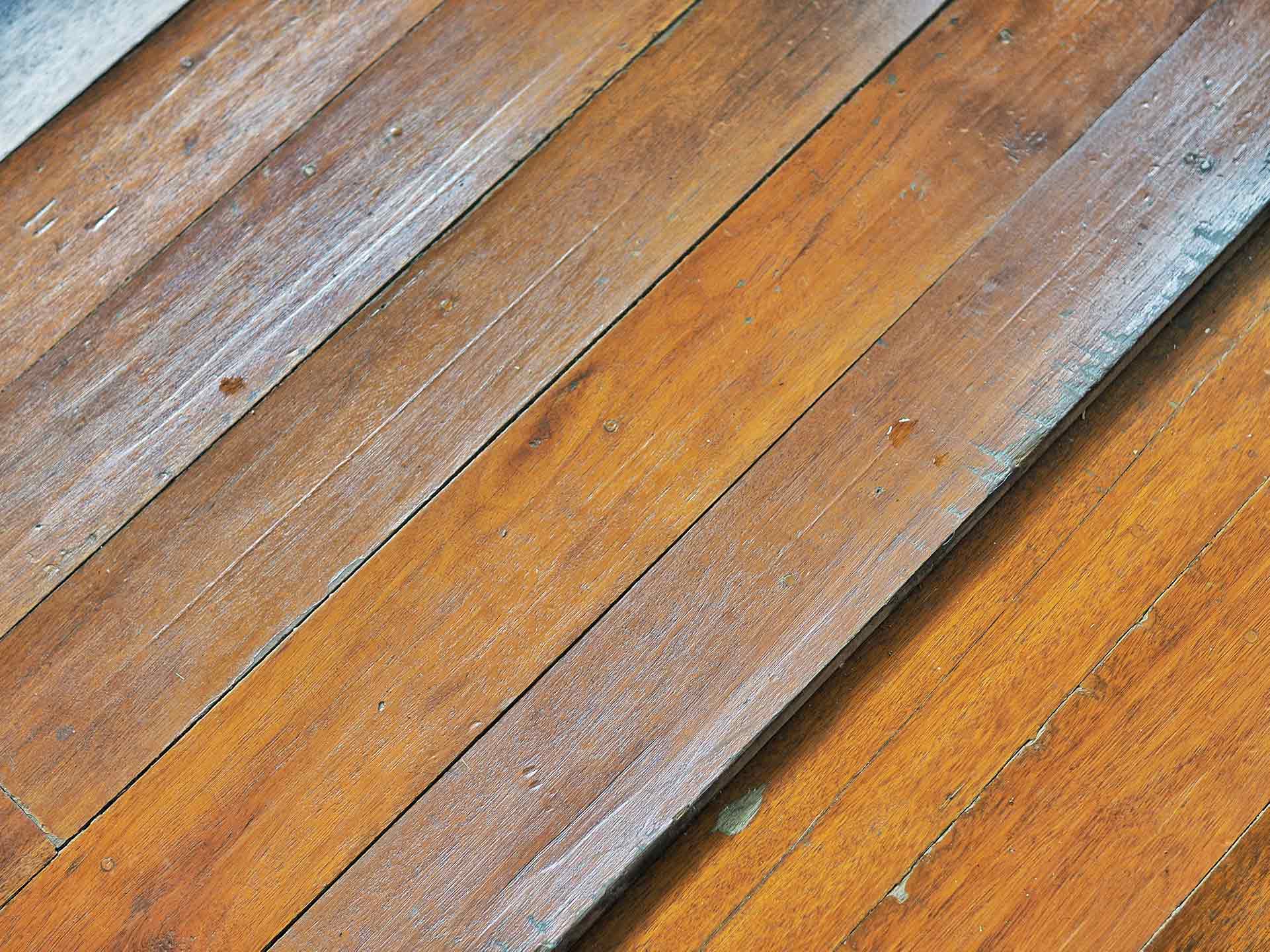 Uneven wood floors