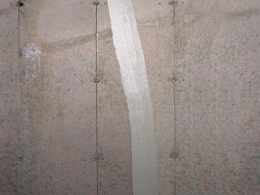 flexispan in basement wall crack