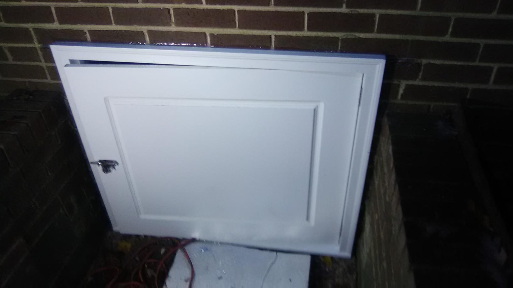 Crawl Space Door Added for Easy Entry