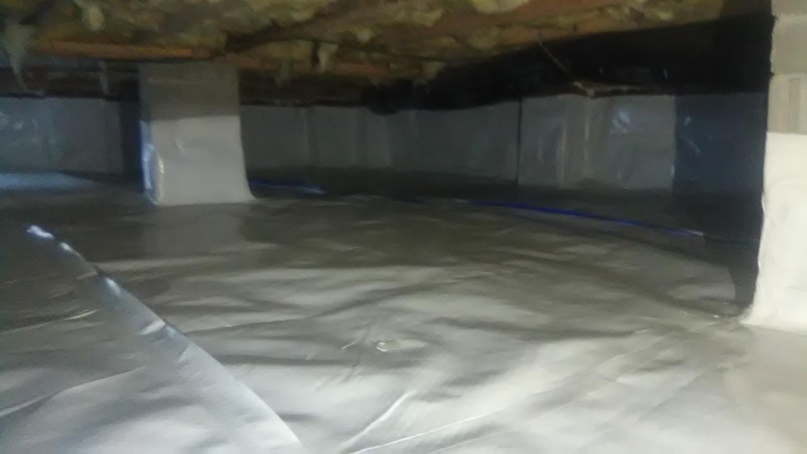 Crawl Space Vapor Barrier Installed in Rocky Mount