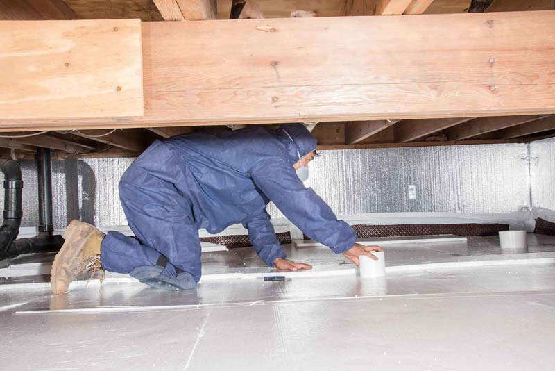 If you have a problem with crawl space moisture, a drain tile system along with crawl space encapsulation is often the way to go. Encapsulation involves sealing off your crawl space from the outside in order to prevent moisture from entering the area.